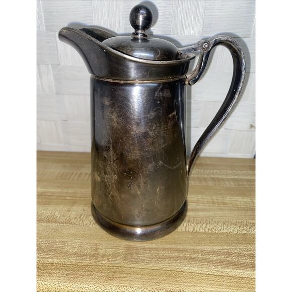 Vintage International Silver Co Silver Plate Coffee Tea Cravat Or Beer Stein 7” - Picture 1 of 10